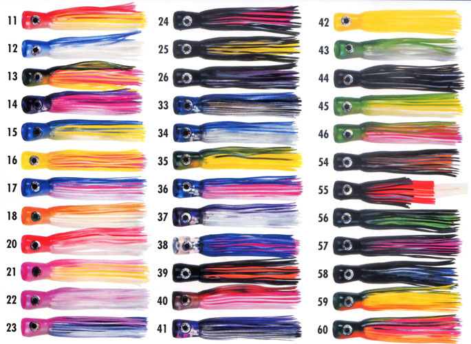 Mold Craft - Color Chart for Lures
